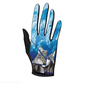 gants pour femme bleu
